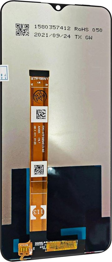 Original Ecran LCD Et Vitre Tactile Noir Pour Tactile OPPO A16 4g A16s 4908018 4908019