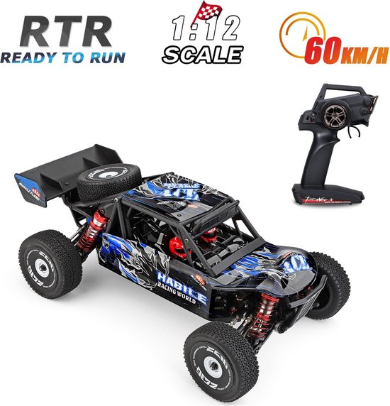 Wltoys 124018 Snelle RC Auto - RC Voertuig Volwassenen - Off Road Buggy  -... | bol.com