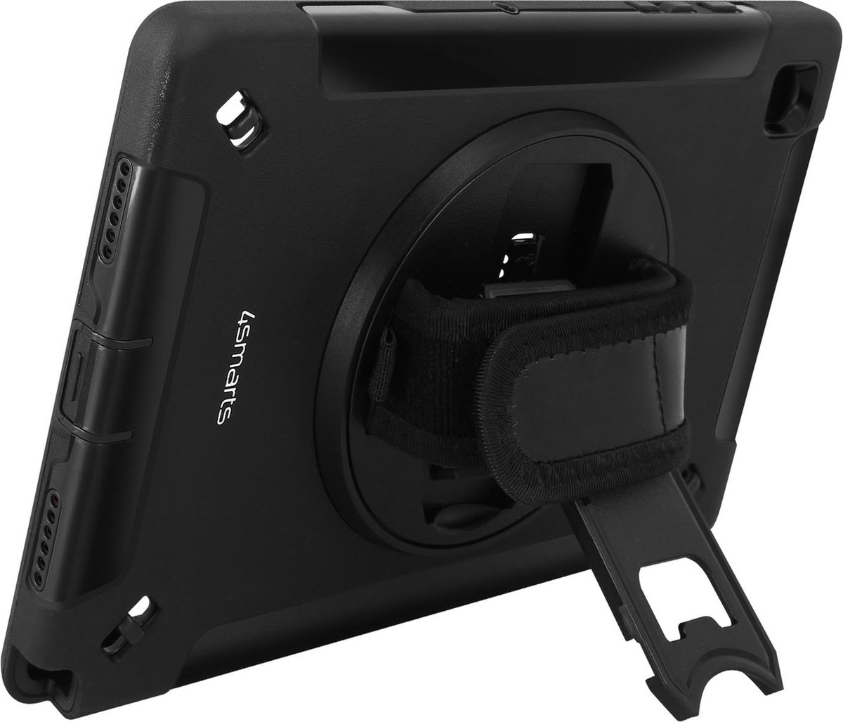 4smarts Rugged GRIP Samsung Galaxy Tab A8 Hoes Zwart