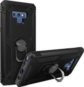 Geschikt voor Samsung Galaxy Note 9 Hybrid Case Video Support Ring zwart