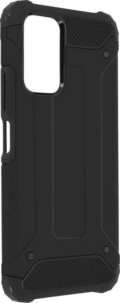 Geschikt voor Xiaomi Redmi Note 10 Pro Defender II-hoes Relief Hybrid Fall zwart