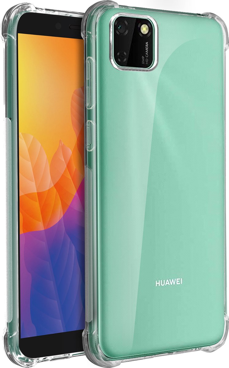 Huawei Y5p Soft hoesje Reinforced Angles Akashi Transparant