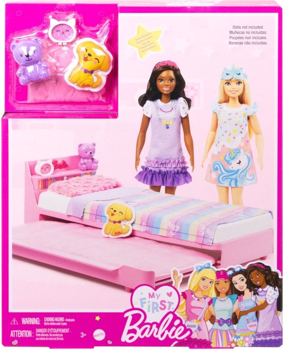 Barbie My First Barbie Barbiepop Bedtijspeelset bol