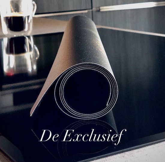 Inductie beschermer 60x52 - afdekplaat inductie mat - Dietrix Kookplaat beschermer - Exclusief - Marmer - Smaragd groen goud
