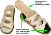 Fidelio Hallux -Dames - off-white-crÈme-ivoorkleur - slippers & muiltjes - maat 36