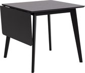 Sohome Uitschuifbare Eettafel Kennita - 80-120 x 80cm - Zwart