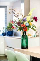 Zijden bloemen boeket "Pretty Explosion" | 100cm | Uitzonderlijk kleurrijk | Zéér gedetailleerde bloemen | Jarenlang mooi