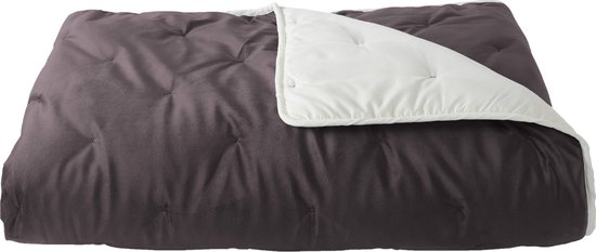 Sprei Bed Wasbaar Dekbed Plaid Deken - Zelesta® Velvetbed - Mokka - 180x240cm