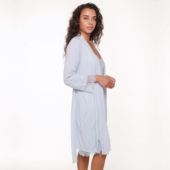 LingaDore Ballad Blue Kimono Blauw M