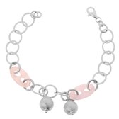 Bracelet Orphelia 19cm Argent Sterling Rose 925 ZA-1815