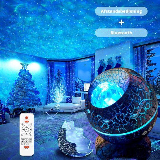 Dinosaurus Ei Sterren Projector Galaxy Projector Bluetooth dinosaurus-ei-sterren-projector-galaxy-projector-bluetooth