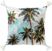 BAHAMAS - Coussin 45x45 cm Snow White - blanche