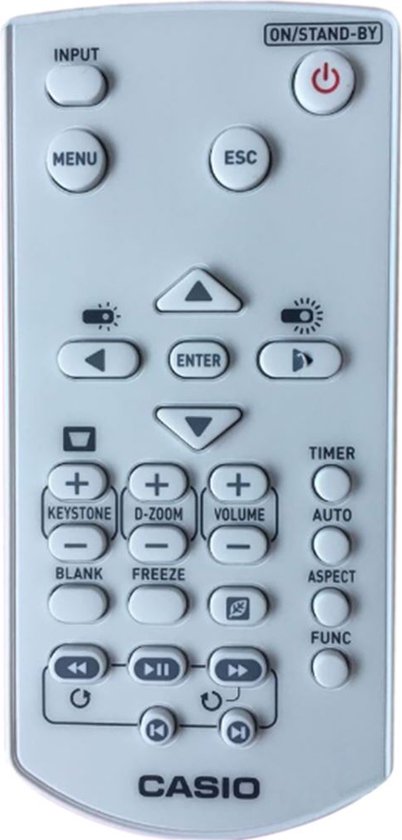 Télécommande adaptée au projecteur CASIO XJ-F20XN, remplace YT-141