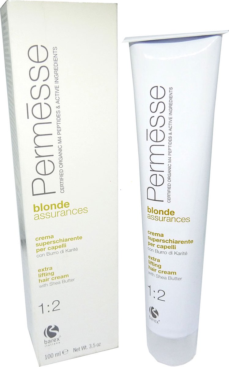 Barex Permesse Blonde Assurances Liftende haarkleur crèmekleuring 100ml - 11.03 Natural Mega Golden Blonde / Natur Mega Goldblond