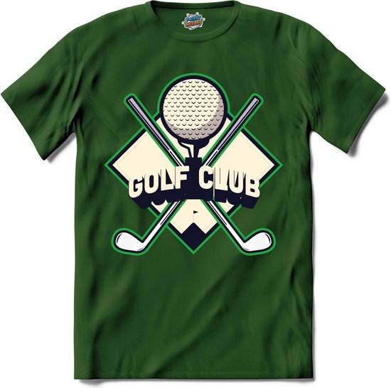 Golf Club | Golf - Golven - T-Shirt - Unisex - Bottle Groen - Maat 3XL