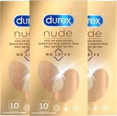 Durex Condooms Nude - Latexvrij - 3x 10 stuks