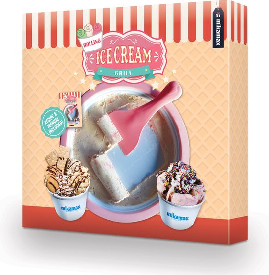 MikaMax Rolled Ice Cream Maker - Mini Rolling Ijs Grill - Ijsmachine - Ijsmaker - Maak Gemakkelijk ijs van Mikamax — afbeelding 4