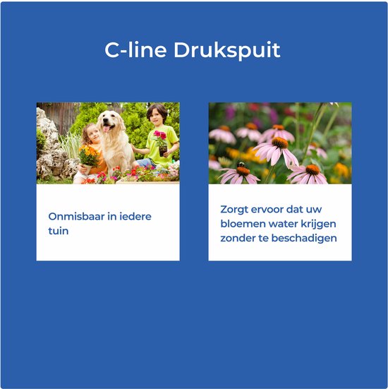 C-Line Marine Drukspuit 8 Liter (professioneel) - Druksproeier - Sproeier - Onkruidverdelger - Tuinspuit - Drukspuit met lans - Onkruidverdelger - Plantenspuit - 8 Liter van Merkloos	 — afbeelding 3