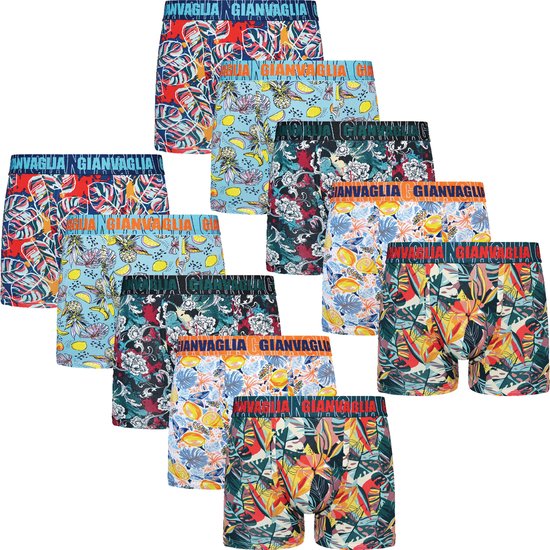 Boxershort Heren | 10-pack | Katoen | | Print | Multicolor | Ondergoed Heren | Onderbroeken Heren
