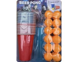 Beer Pong Beerpong - 48 delig - Drankspel - Bier - Bierpong - Bier Pong - Beerpong - Drank - Ping Pong - Drinkbekers - Drinkspel
