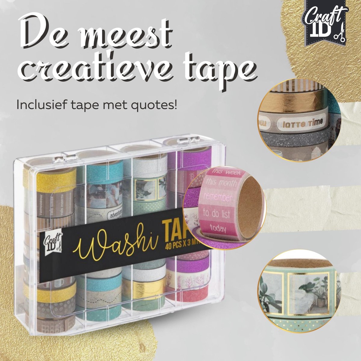 Coffret cadeau Dizdkizd Vintage Washi Tape, bandes Liban