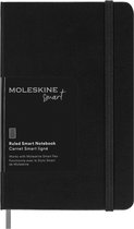 Moleskine Notitieboek - Smart Collectie - Pocket - Harde Kaft - Gelinieerd - Zwart