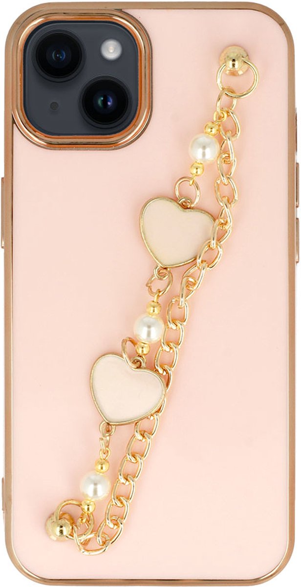 Multimedia & Accessoires Trendy Design Fashion Shiny Chain Heart TPU Case  Back Cover... | bol.com