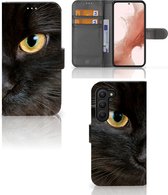 Telefoonhoesje Samsung Galaxy S23 Beschermhoesje Zwarte Kat