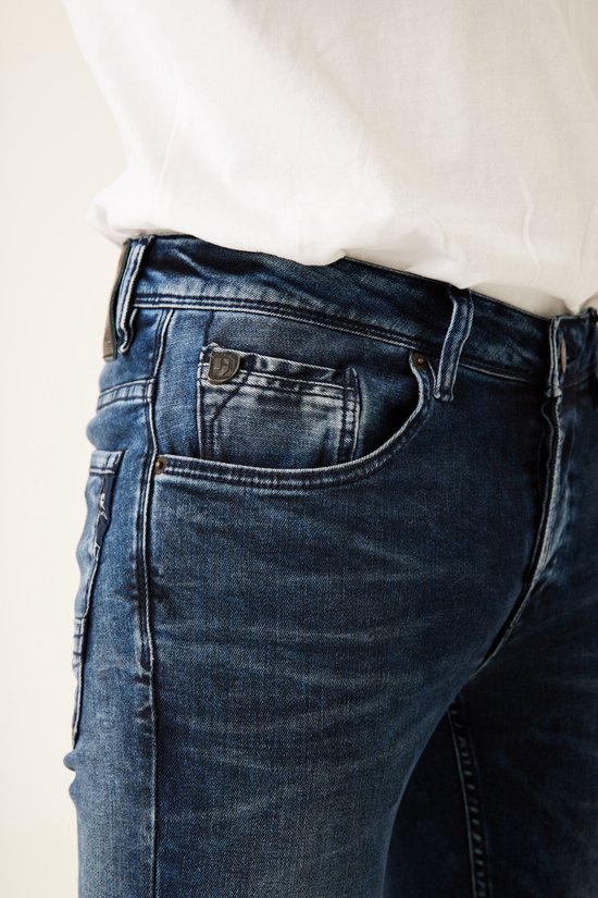 GARCIA Savio Heren Slim Fit Jeans Blauw - Maat W26 X L30