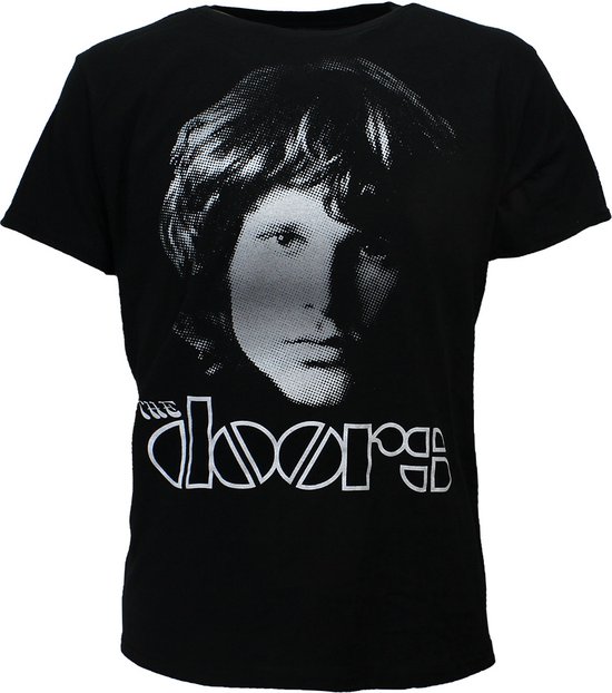 The Doors Jim Morrison Band T-Shirt Zwart - Officiële Merchandise - POPMERCH