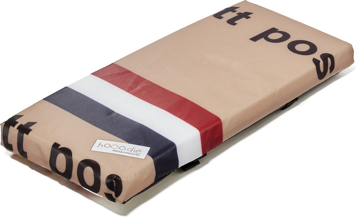 Hooodie Cushie PTT - zacht en retro fietskussentje voor op bagagedrager