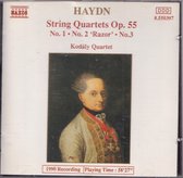 String Quartets Op. 55, nos 1-3 - Joseph Haydn - Kodály Quartet