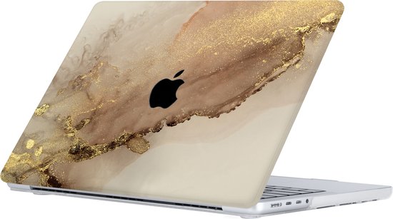 Lunso - MacBook Pro 16 pouces M1/M2 (2021-2023) - Housse - Sweet Caramel