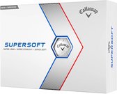 Balles de golf Callaway SuperSoft 2023 - Wit - 12 pièces