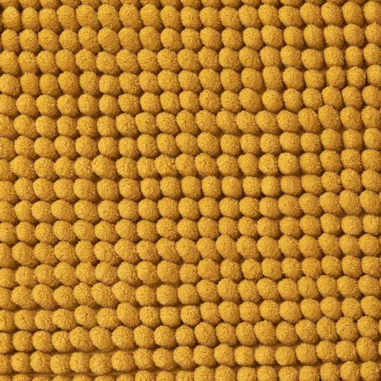 Atmosphera Badkamer kleedje - badmat - voor de vloer - 50 x 80 cm - mosterdgeel