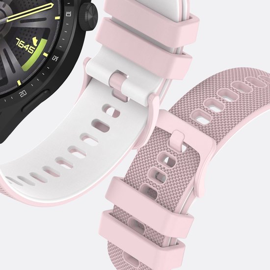 Lorus Analoog Kwartshorloge Voor Meisjes Met Zachte Siliconen Armband RRX89HX9 - Roze-Wit, Waterdicht Tot 100m