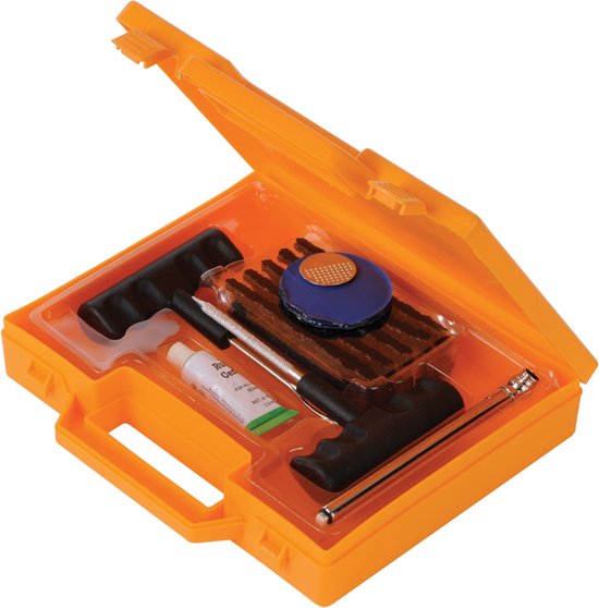 Silverline Complete bandenreparatieset voor auto, motor en scooter - 38-delig