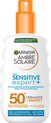 Garnier Ambre Solaire Sensitive Expert Hypoallergene Zonnebrandspray SPF 50+ - Ceramide Protect - 150ml