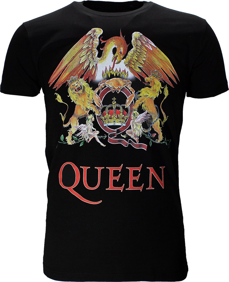 Queen Classic Crest Logo Band T-Shirt - Officiële Merchandise - XXL