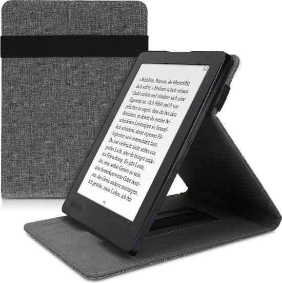 kwmobile Hoesje geschikt voor Kobo Aura H2O Edition 2 Met polsriem en standaard bol