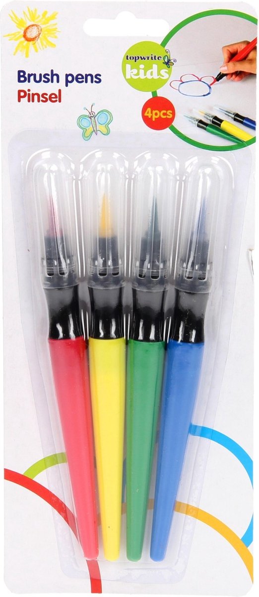 Qbix set de peinture aquarelle pinceaux brush