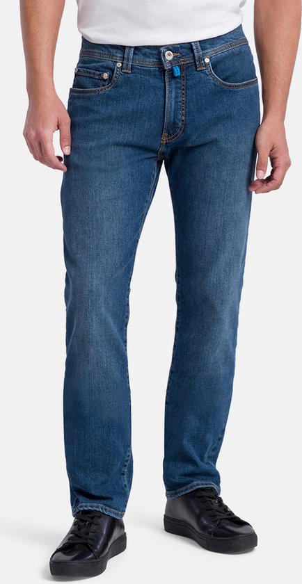 Pierre Cardin - Jeans Lyon Tapered Future Flex Blauw Stonewash - Heren - Maat W 38 - L 32 - Modern-fit