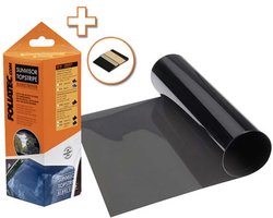 Foliatec Topstripe zonneband zwart 15x152cm