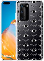 Huawei P40 Pro Hoesje I See You Designed by Cazy