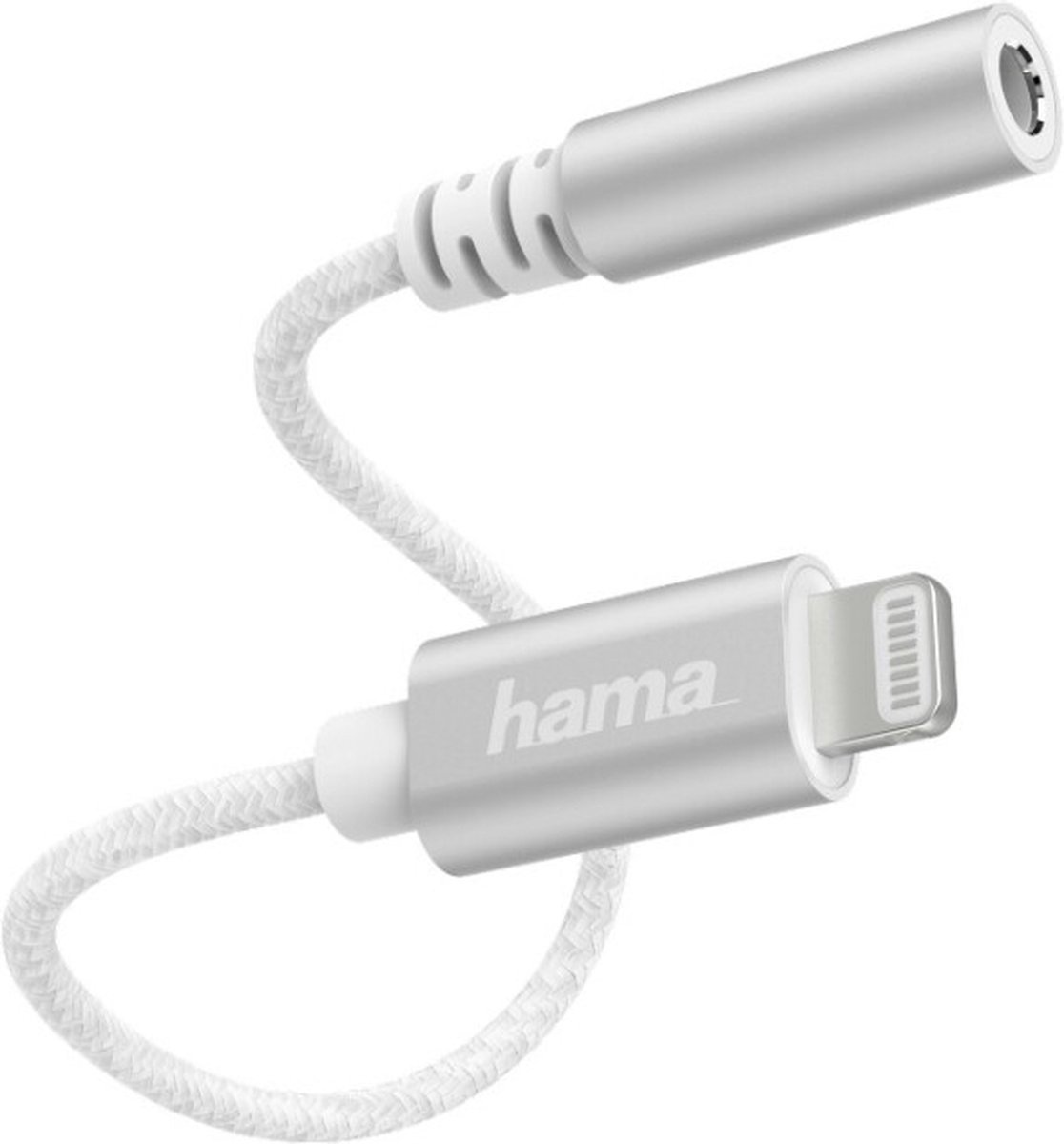 Hama Lightning-adapter Naar 3,5-mm-audio-aansluiting Wit