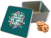 Biscuit Tin Girly Square - Boîte de rangement 20x20x10 cm