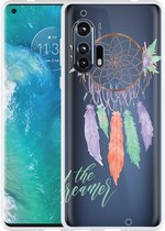 Motorola Edge Plus Hoesje Watercolor Dreamcatcher - Designed by Cazy