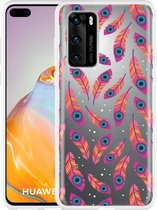 Coque Huawei P40 Feather Art