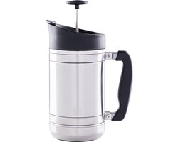 Planetary Design - Serie BruTrek Base Camp - Koffie - French Press - Cafetiere - Camping - Koffiekan - Outdoor - Stoer - Sterk - Anti bitter - Staal - 1L