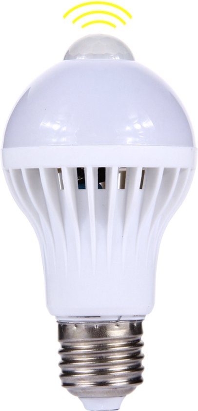 9W E27 wit licht infrarood beweging Sensor LED gloeilamp Sensor afstand:  4-6m AC 85-265V | bol.com